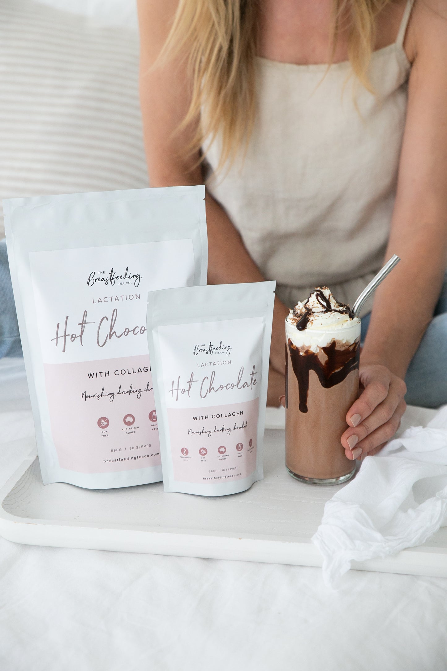 Lactation Hot Chocolate with Collagen (DF, SF)